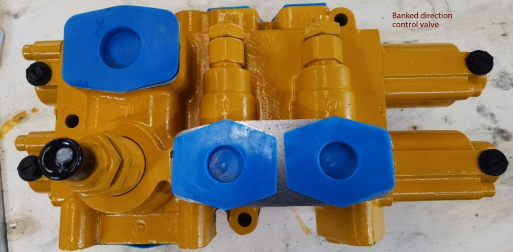 Banked direction control valve