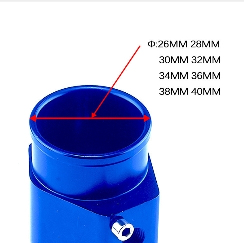 Car modified water temperature gauge tee sensor