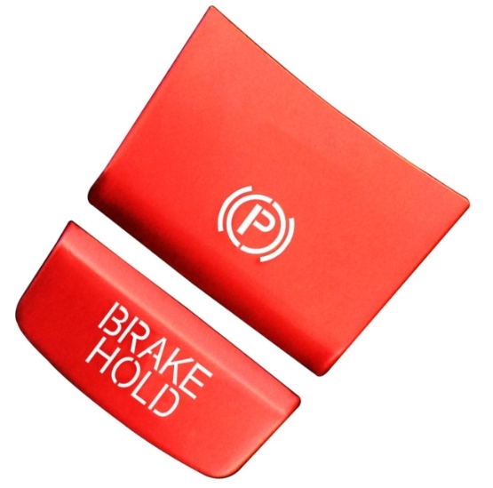 Electronic parking brake button sticker