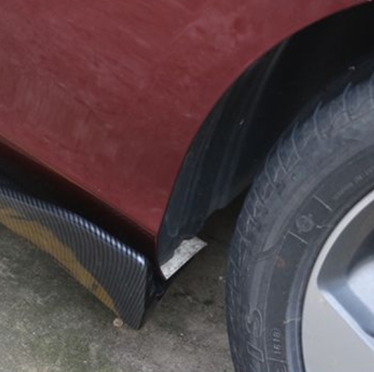 Universal rear wrapping corner protection plate