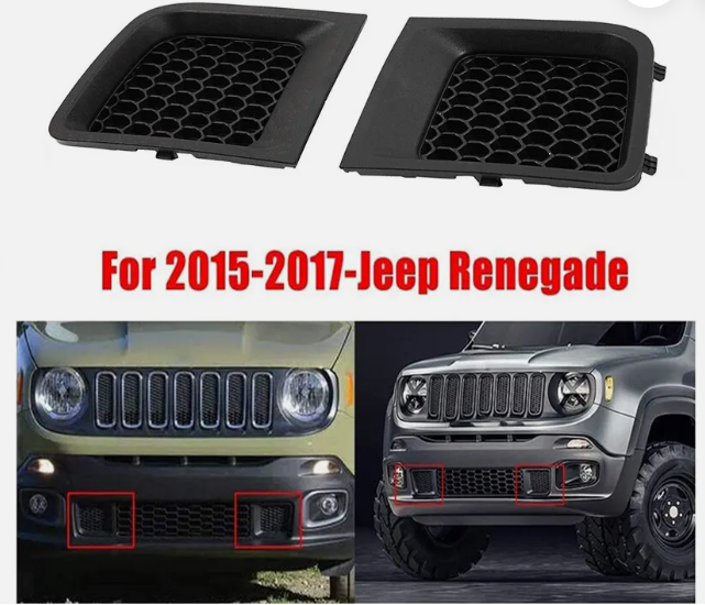 Suitable for 2015-2018 Jeep Renegade left and right front bumper lower grille cover