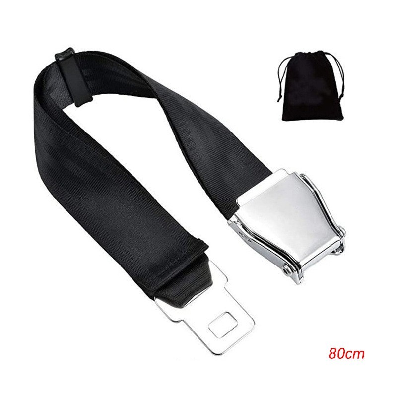 Aircraft safety belt extension belt