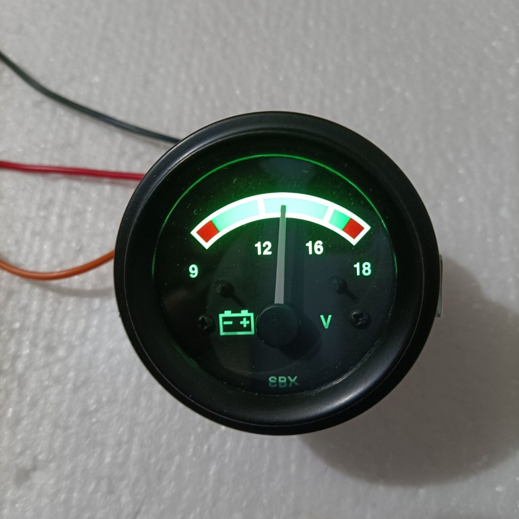 Automotive electronic voltmeters