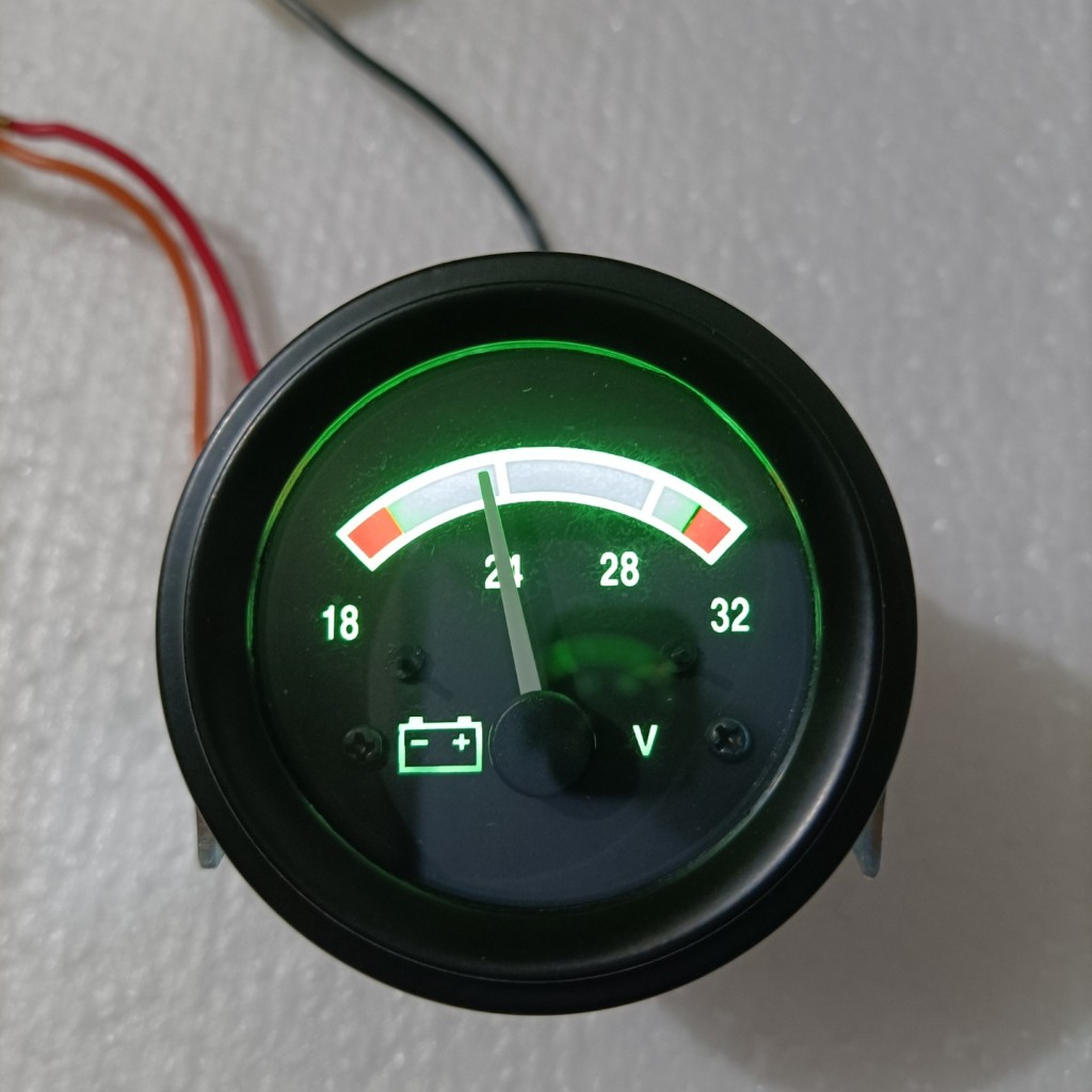 Automotive electronic voltmeters