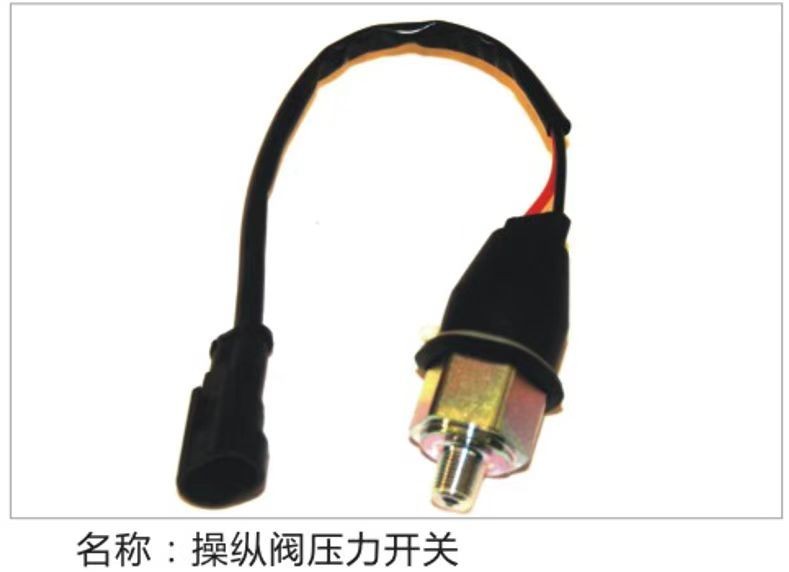 Manipulating valve pressure switch