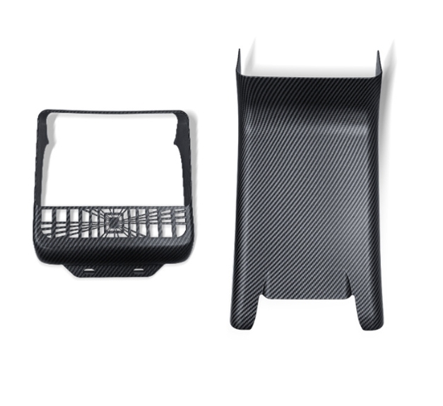 Rear air conditioning protective frame