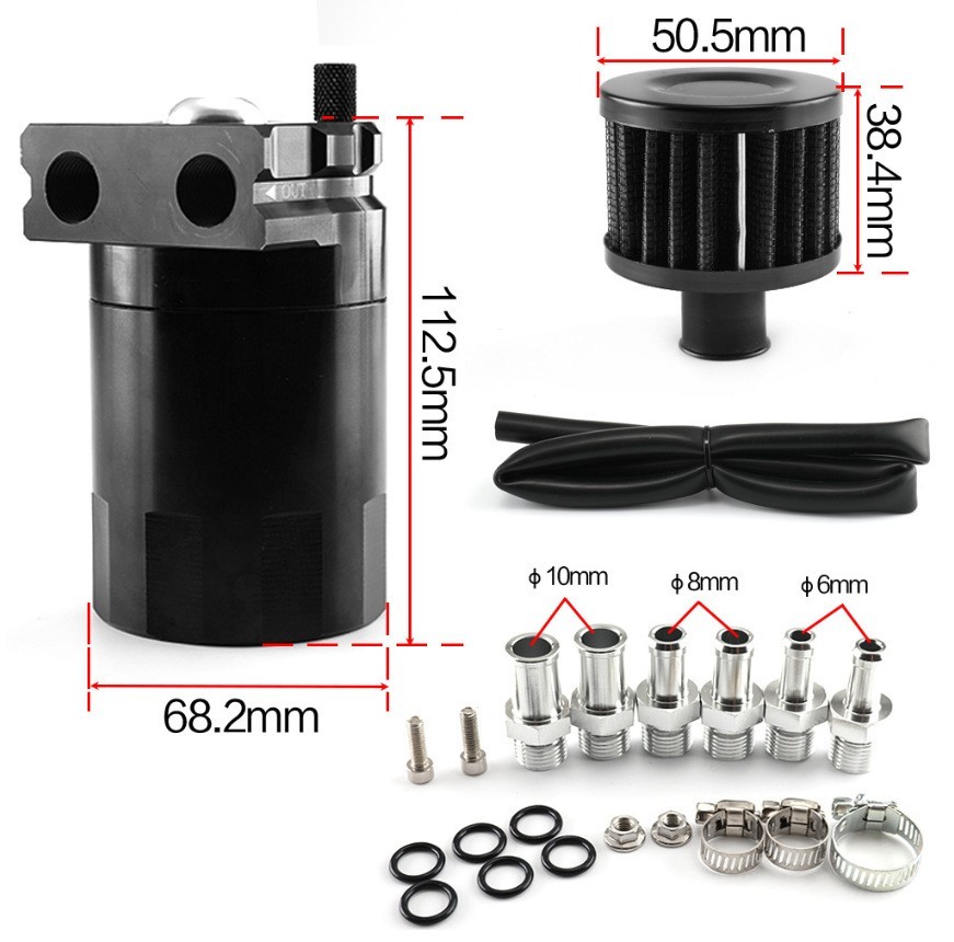 Exhaust gas recovery oil pot