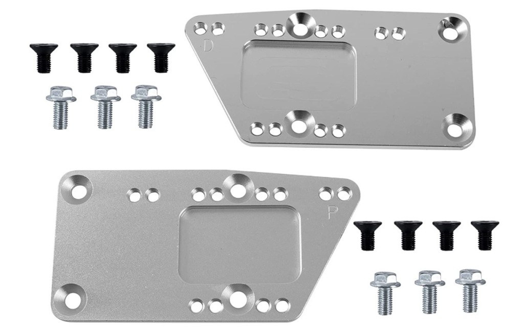 The conversion motor is mounted with an adjustable plate