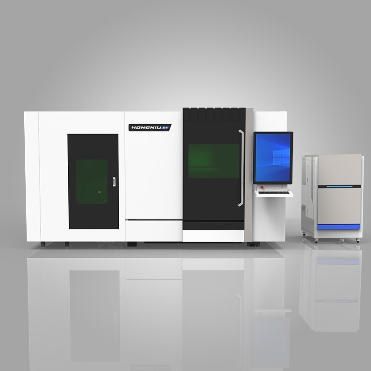 High Power Full Cover Fiber Laser Cutting Machine HN-3015GA