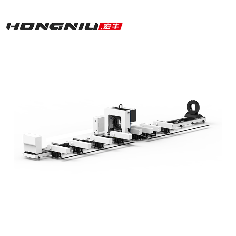 Three-chuck Tube Laser Cutting Machine HN-6035TS