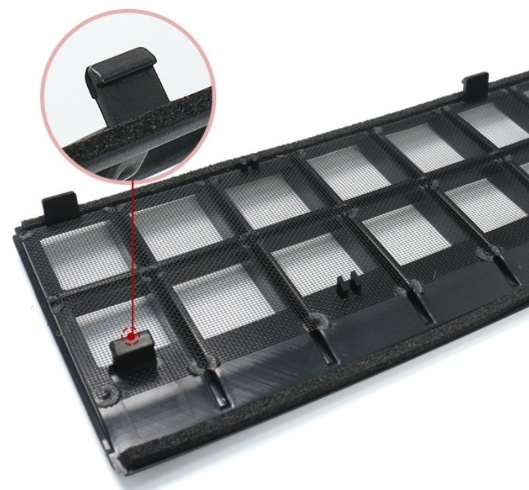 Front hood air conditioner air inlet protection cover