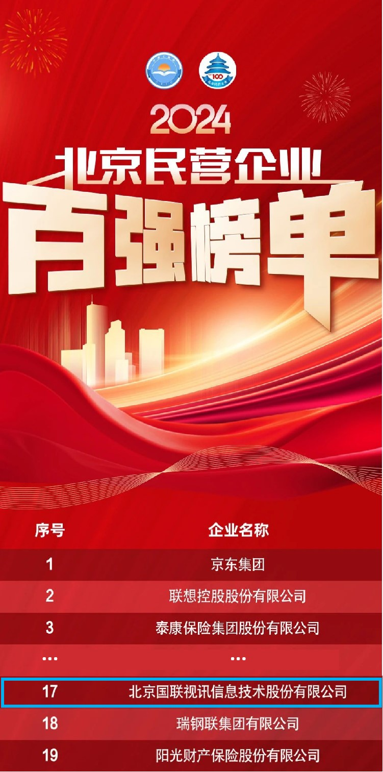 IBI was Selected into the 2024 Beijing Top 100 Private Enterprises and Top 100 Social Responsibility Lists