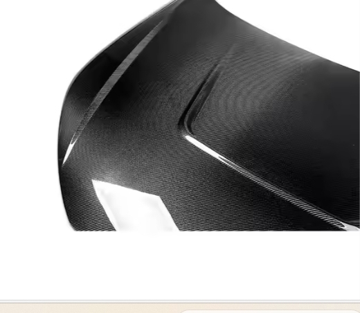 Carbon Fiber Car Hood Bonnet For Audi TT TTS TTRS 2015-2019