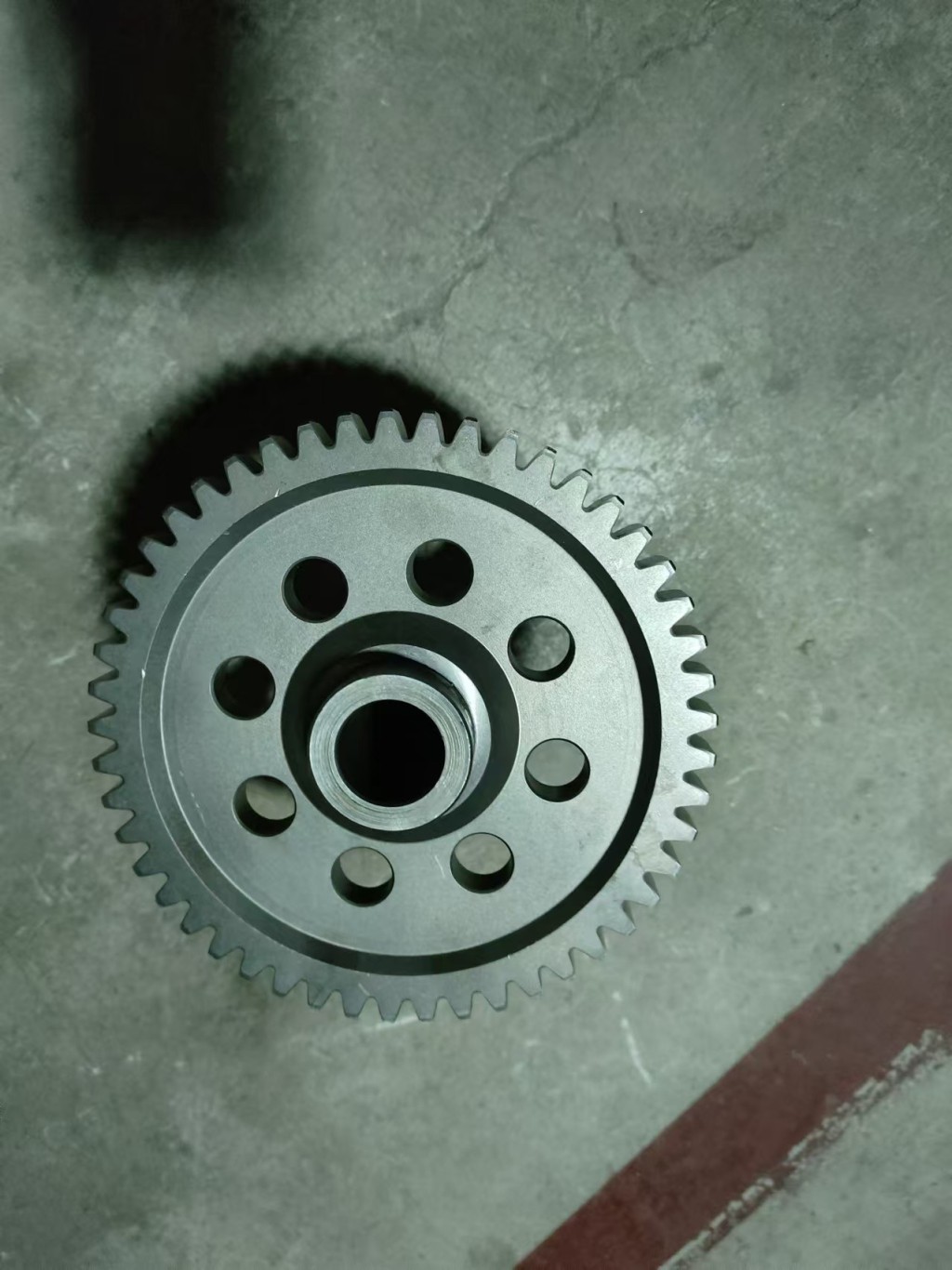 Pump shaft gear
