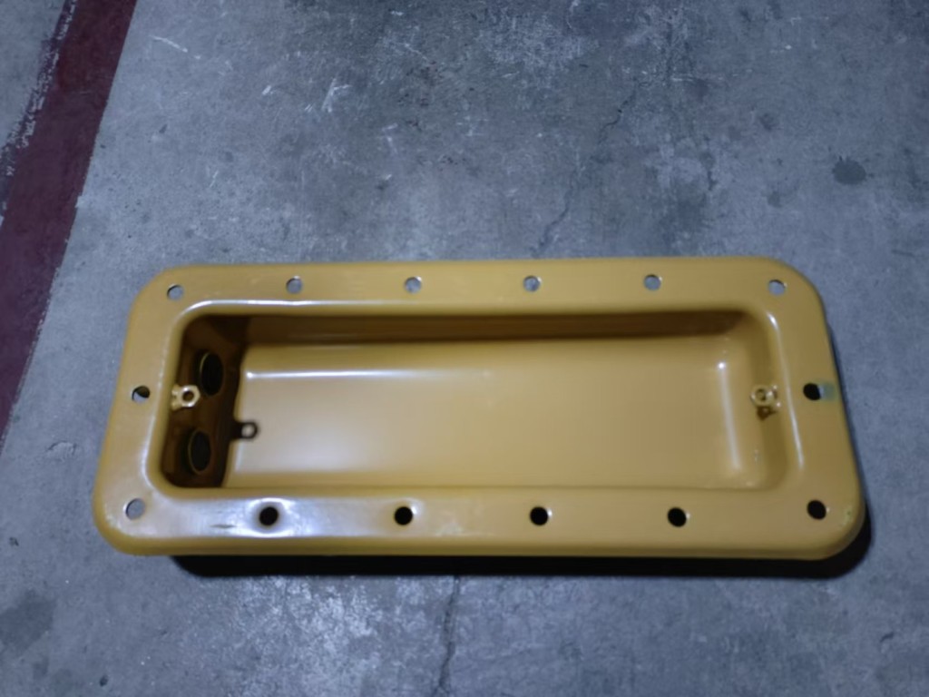 Installed in the fine neck of the oil pan