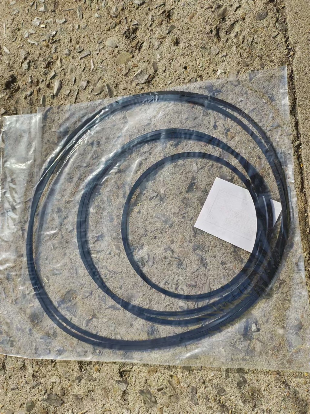 Loading machine gearbox piston sealing ring