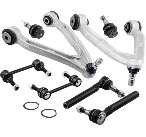 Steering Suspension Kit Front Control Arm Set Tie Rod Sway Bar for Hummer H3