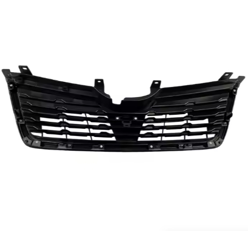  Front Glossy Black With Chrome Trim Car Grille