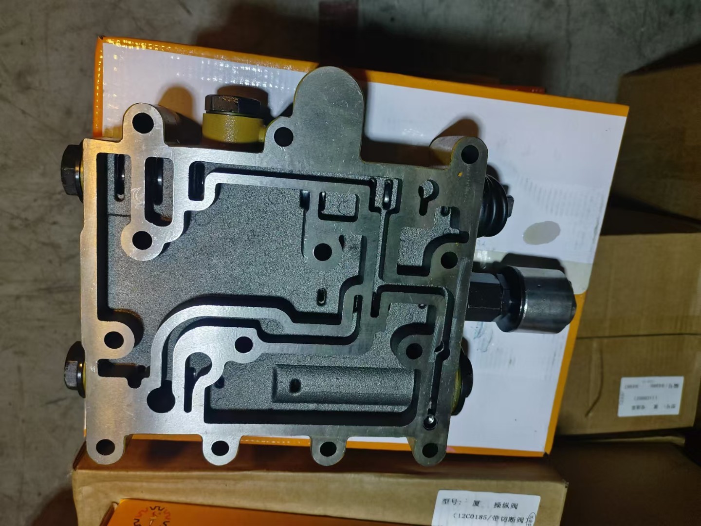 Installed in the gearbox control valve