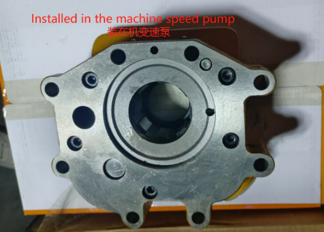 Installed in the machine speed pump